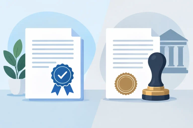 Certified Versus Notarized Translations Explained